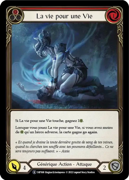 La vie pour une Vie from History Pack 1 - Black Label - Flesh and Blood