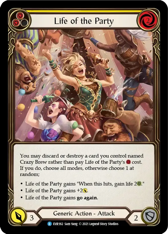 Life of the Party (Yellow) — Everfest — Flesh and Blood