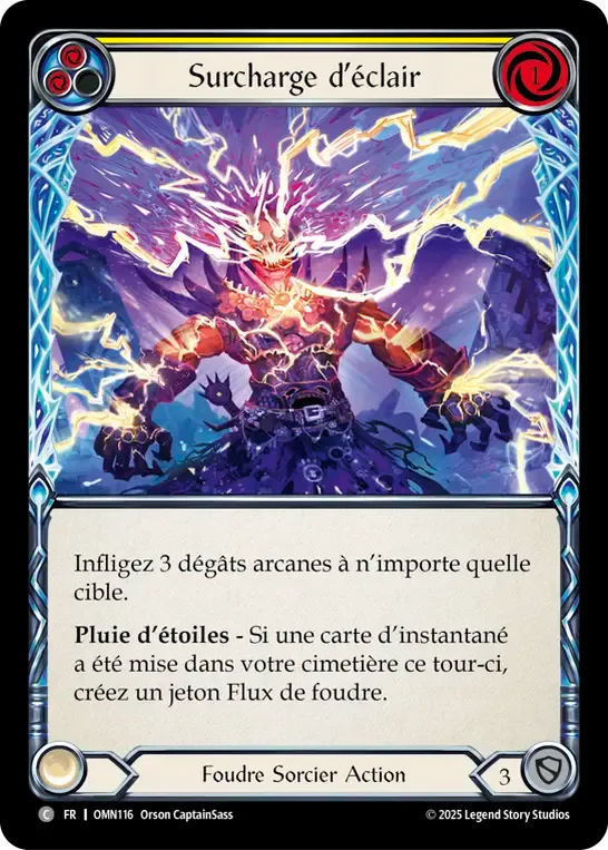 Surcharge d’éclair — Omens of the Third Age — Flesh and Blood