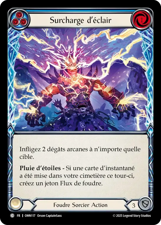 Surcharge d’éclair — Omens of the Third Age — Flesh and Blood