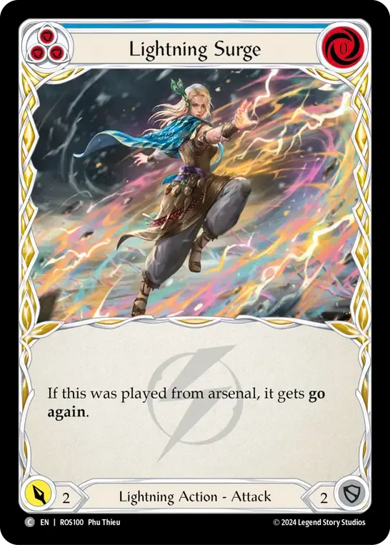 Lightning Surge (Blue) — Rosetta — Flesh and Blood