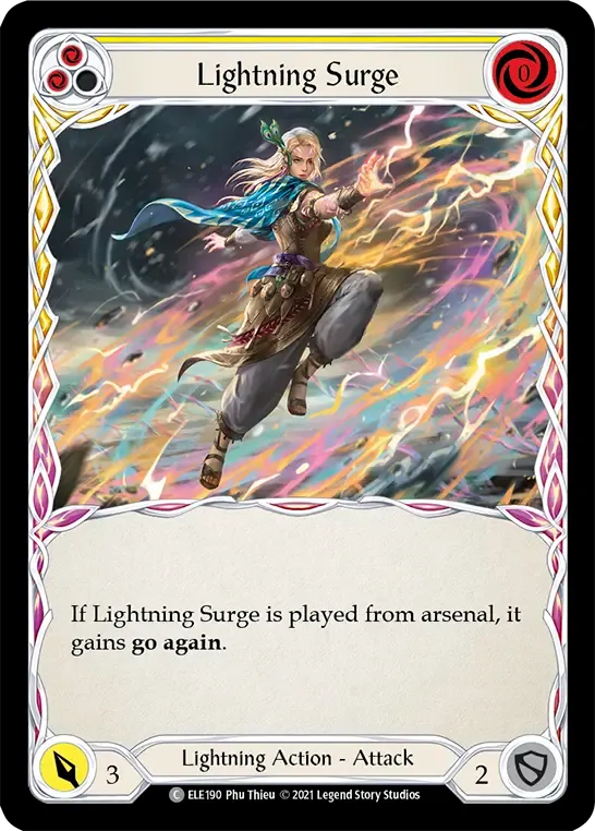Lightning Surge (Yellow) — Tales of Aria — Flesh and Blood