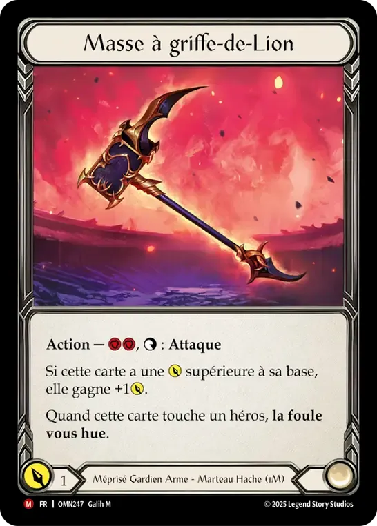 Masse à griffe-de-Lion — Omens of the Third Age — Flesh and Blood