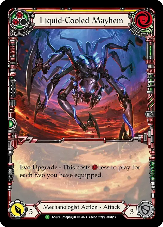 Liquid-Cooled Mayhem — Flesh and Blood: Promo Cards — Flesh and Blood