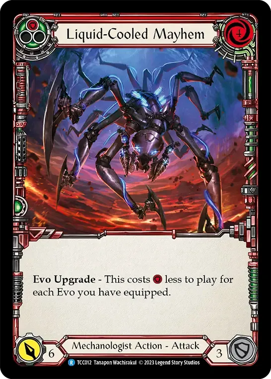 Liquid-Cooled Mayhem (Red) — Round the Table: TCC x LSS — Flesh and Blood