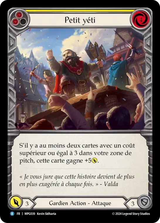 Petit yéti — Mastery Pack Guardian — Flesh and Blood