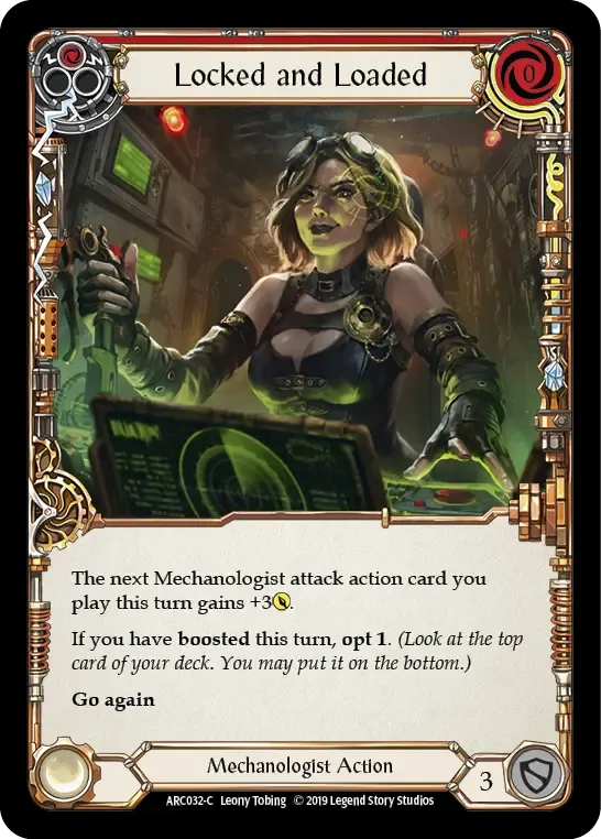 Locked and Loaded (Red) — Arcane Rising — Flesh and Blood