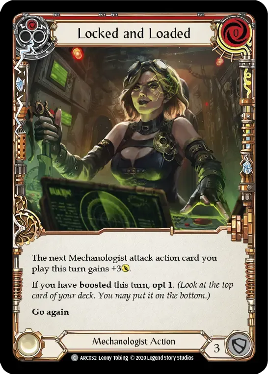Locked and Loaded (Red) — Arcane Rising - Unlimited — Flesh and Blood