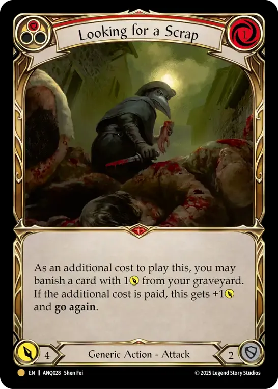Looking for a Scrap (Red) — Compendium of Rathe - Antiquity Pack — Flesh and Blood