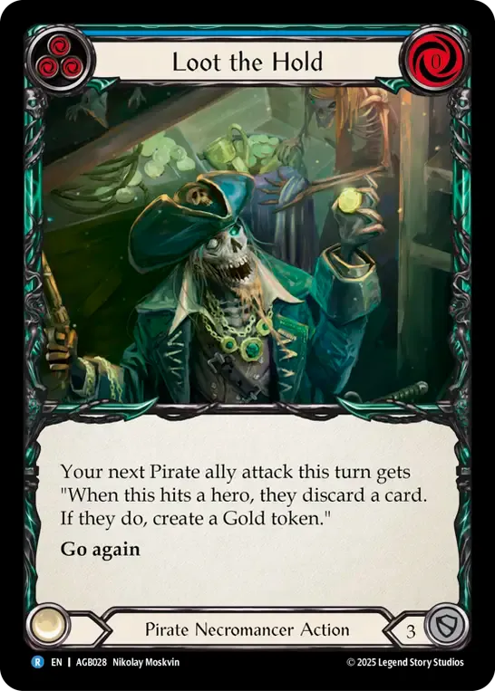 Loot the Hold (Blue) — Armory Deck - Gravy Bones — Flesh and Blood