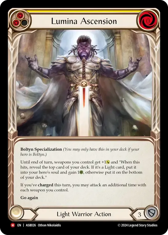 Lumina Ascension — Armory Deck - Ser Boltyn, Breaker of Dawn — Flesh and Blood