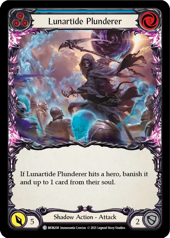 Lunartide Plunderer (Blue) — Monarch — Flesh and Blood