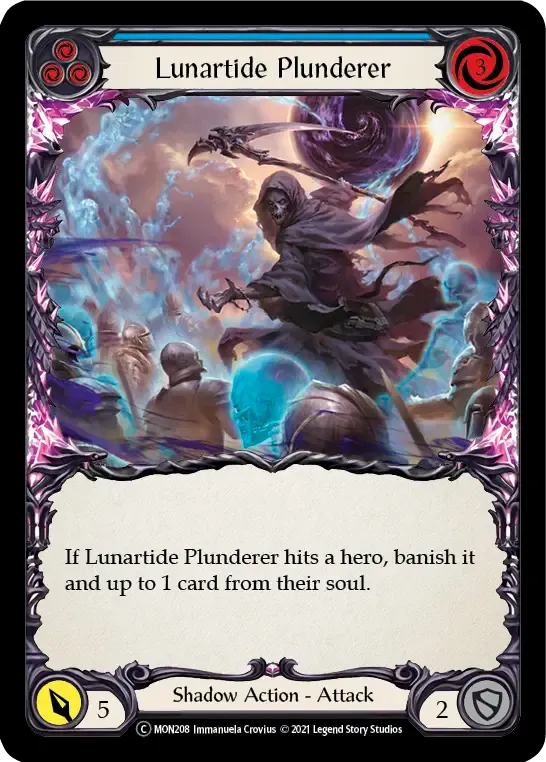 Lunartide Plunderer (Blue) from Monarch - Unlimited - Flesh and Blood