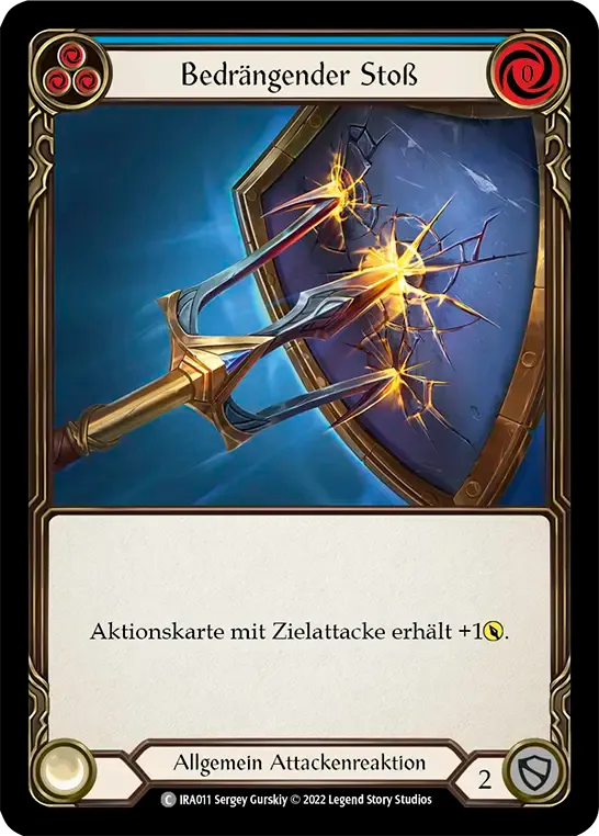 Lunging Press (Blue) — Ira Welcome Deck (2022) — Flesh and Blood
