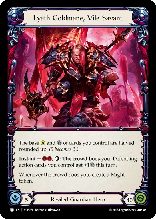 Lyath Goldmane, Vile Savant — Super Slam — Flesh and Blood