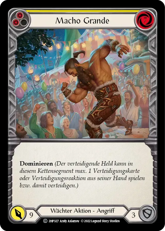 Macho Grande (Yellow) — History Pack 2 - Black Label — Flesh and Blood