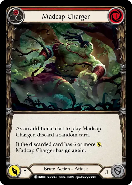 Madcap Charger (Red) — Dynasty — Flesh and Blood