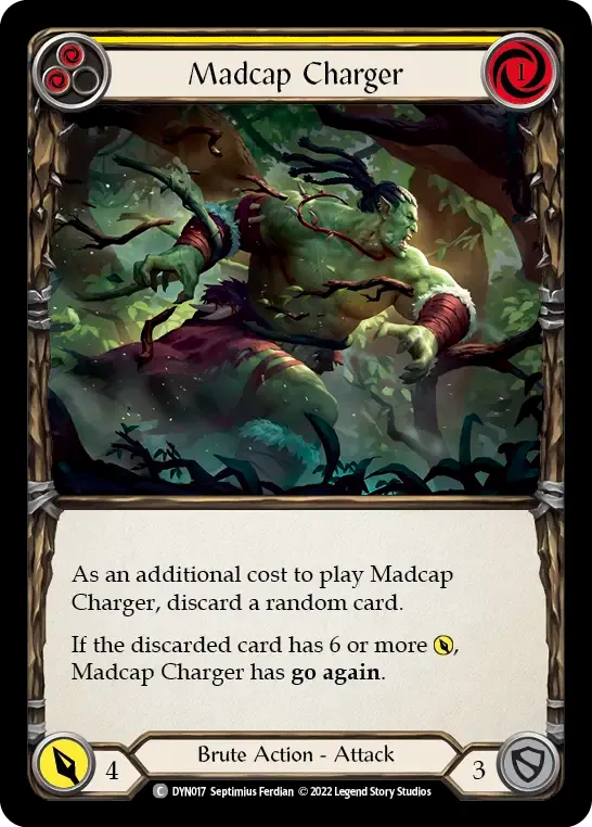 Madcap Charger (Yellow) — Dynasty — Flesh and Blood