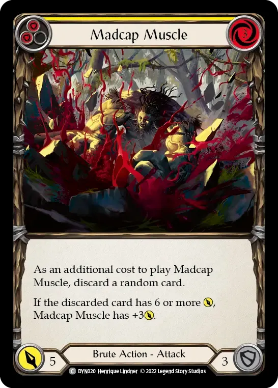 Madcap Muscle (Yellow) — Dynasty — Flesh and Blood