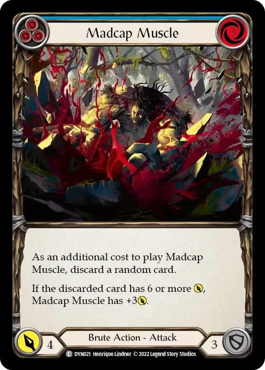 Madcap Muscle (Blue) — Dynasty — Flesh and Blood