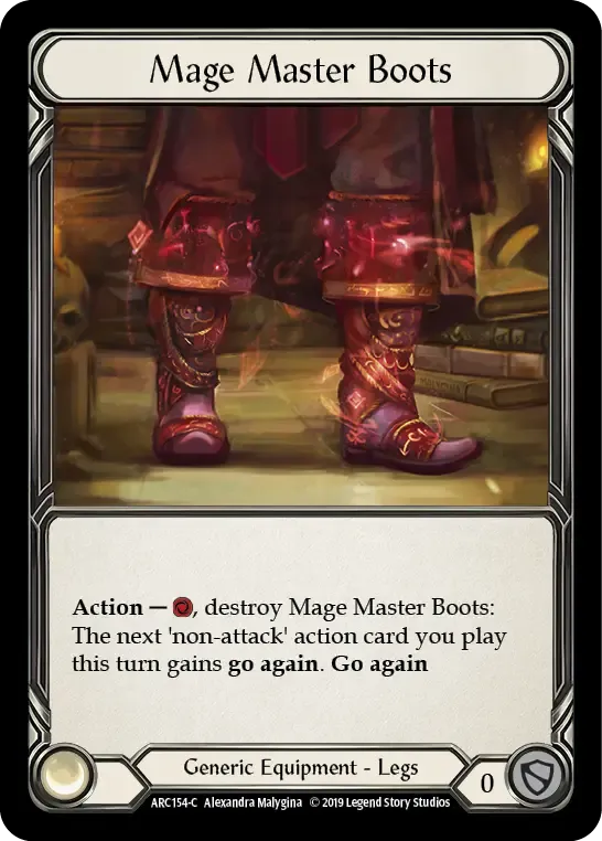 Mage Master Boots — Arcane Rising — Flesh and Blood