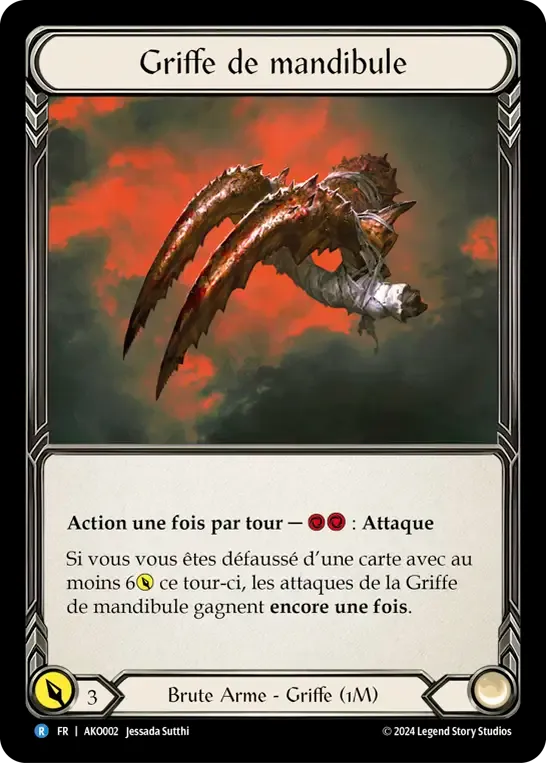 Griffe de mandibule — Armory Deck - Kayo, Armed and Dangerous — Flesh and Blood