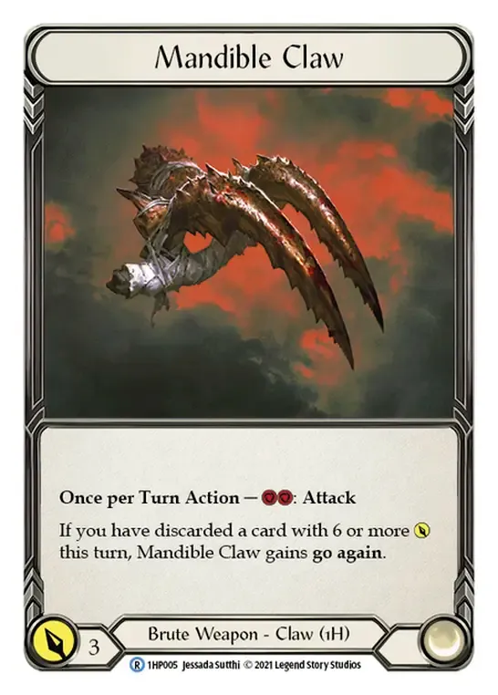 Mandible Claw — History Pack 1 — Flesh and Blood