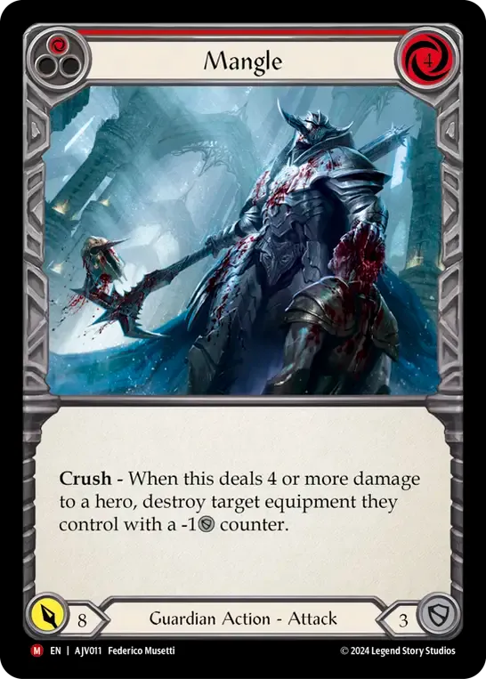 Mangle — Armory Deck Origins - Jarl Vetreiði — Flesh and Blood