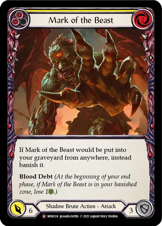 Mark of the Beast — Monarch - Unlimited — Flesh and Blood