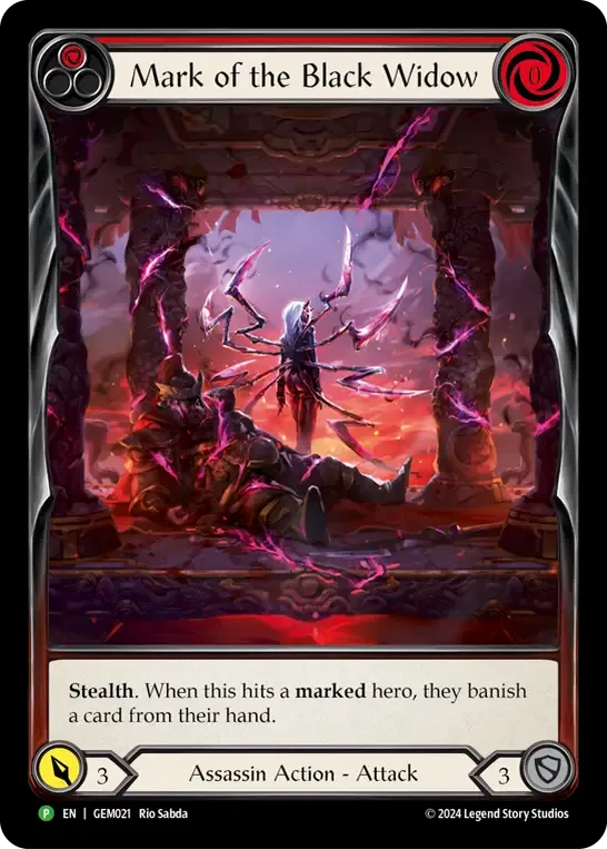 Mark of the Black Widow — GEM - Pack 1 — Flesh and Blood