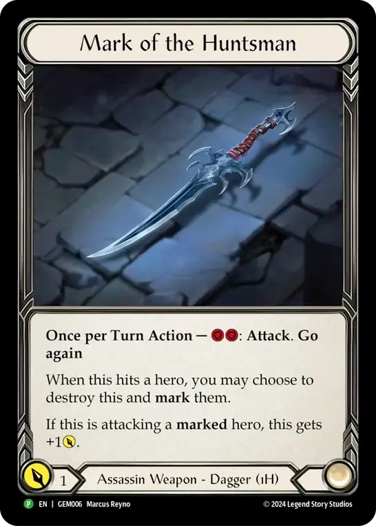 Mark of the Huntsman — GEM - Pack 1 — Flesh and Blood