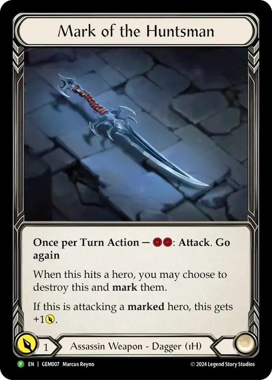 Mark of the Huntsman — GEM - Pack 1 — Flesh and Blood