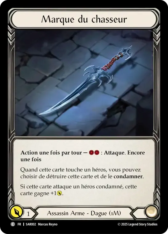 Marque du chasseur — Silver Age Chapter 2 - Arakni, Web of Deceit — Flesh and Blood