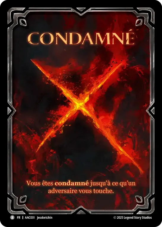 Condamné — Armory Deck - Arakni, 5L!p3d 7hRu 7h3 cR4X — Flesh and Blood