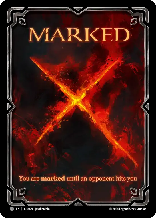 Marked — The Hunted Blitz Deck - Cindra — Flesh and Blood