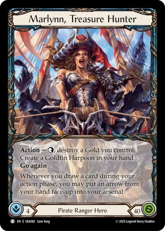 Marlynn, Treasure Hunter — High Seas — Flesh and Blood