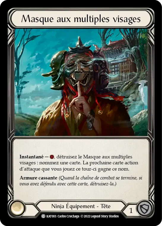 Masque aux multiples visages — Katsu - Blitz Deck — Flesh and Blood