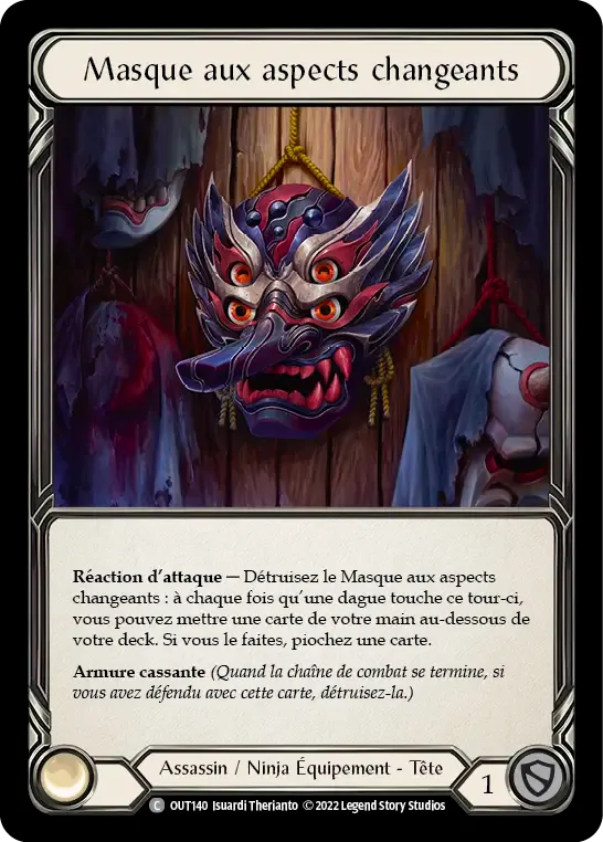 Masque aux aspects changeants — Outsiders — Flesh and Blood