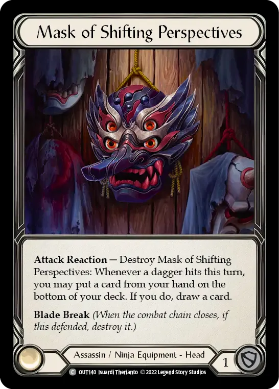 Mask of Shifting Perspectives — Outsiders — Flesh and Blood