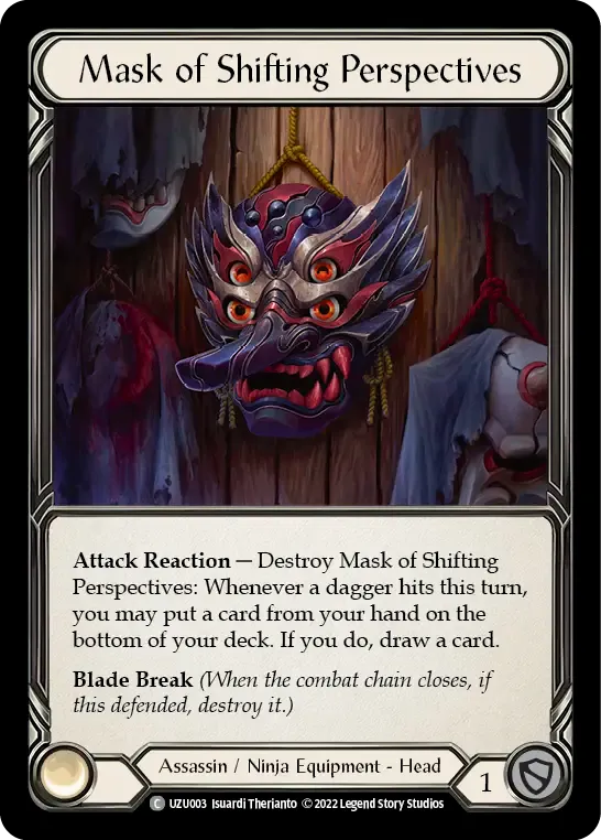 Mask of Shifting Perspectives — Uzuri - Blitz Deck — Flesh and Blood