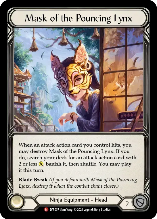 Mask of the Pouncing Lynx — Everfest — Flesh and Blood
