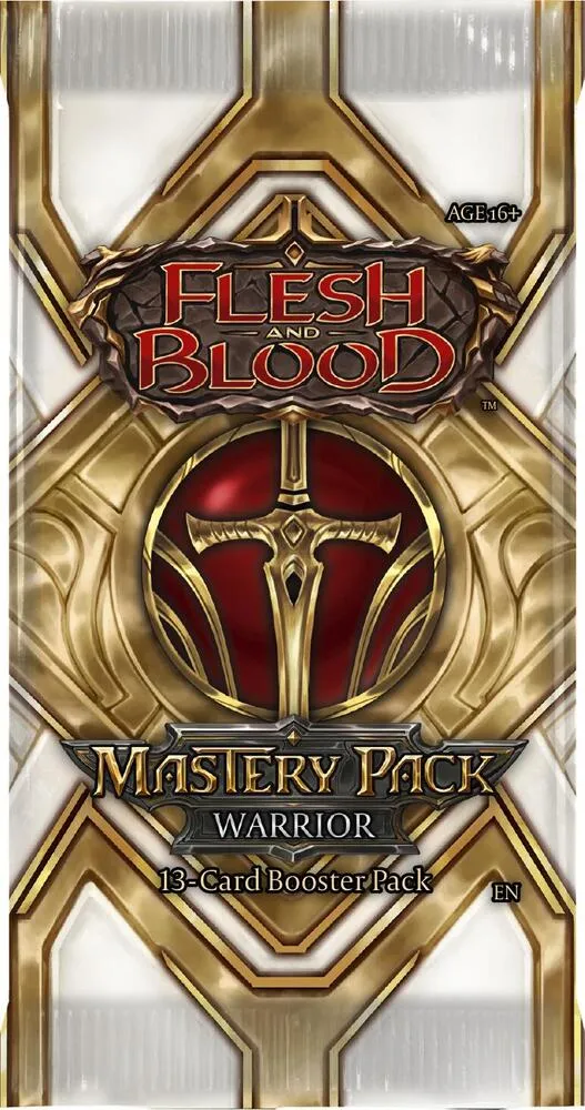 Booster Mastery Pack Warrior — Mastery Pack Warrior — Flesh and Blood