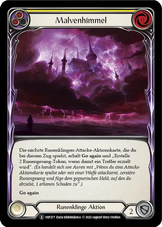 Mauvrion Skies (Yellow) — History Pack 1 - Black Label — Flesh and Blood