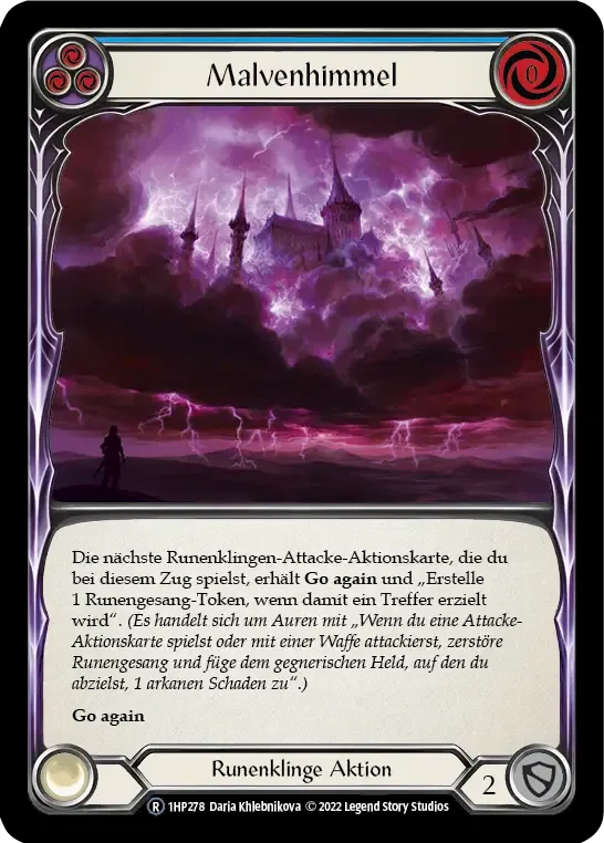 Mauvrion Skies (Blue) — History Pack 1 - Black Label — Flesh and Blood
