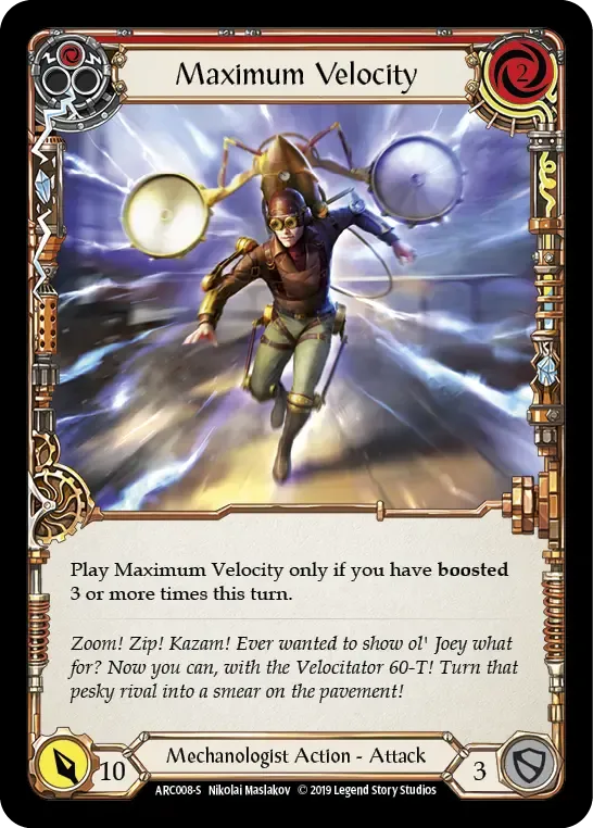 Maximum Velocity — Arcane Rising — Flesh and Blood