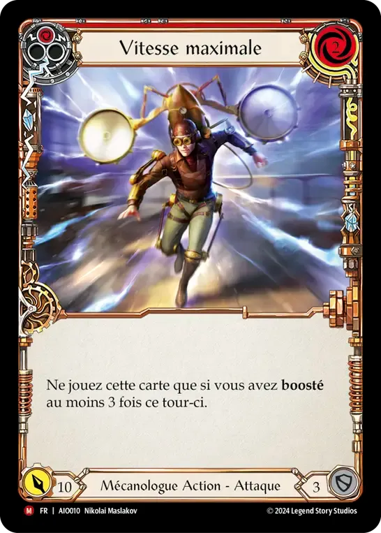 Vitesse maximale from Armory Deck - Dash I/O - Flesh and Blood