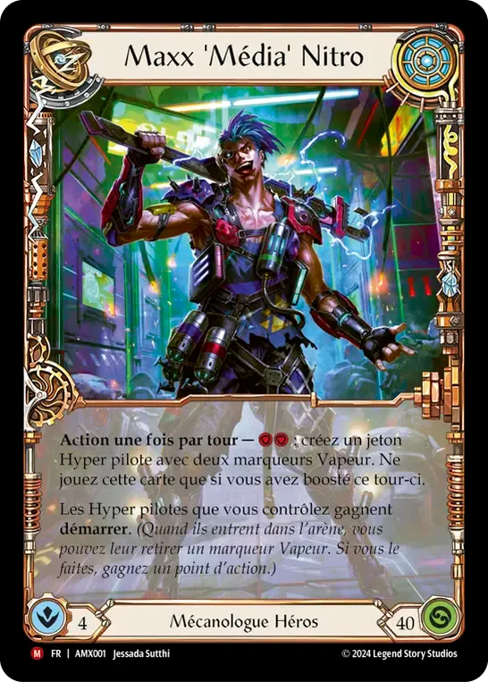 Maxx 'Média' Nitro — Armory Deck - Maxx 'The Hype' Nitro — Flesh and Blood