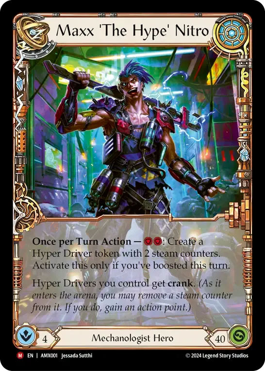 Maxx 'The Hype' Nitro — Armory Deck - Maxx 'The Hype' Nitro — Flesh and Blood