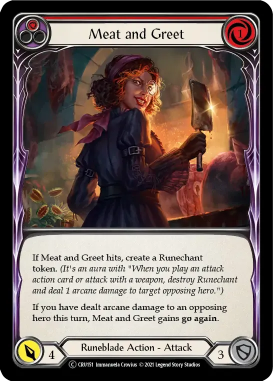 Meat and Greet (Red) — Crucible of War - Unlimited — Flesh and Blood