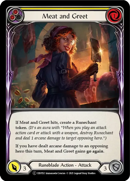 Meat and Greet (Yellow) — Crucible of War - Unlimited — Flesh and Blood